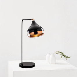 Opviq Lámpara de mesa Yıldo - 6896 Negro y cobre